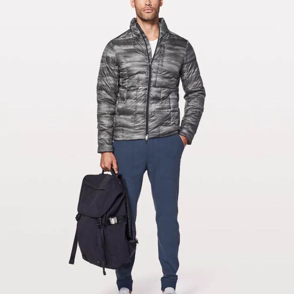 Lululemon Men's Charcoal Gray Pack It Down Padded Puffer Jacket Size XS